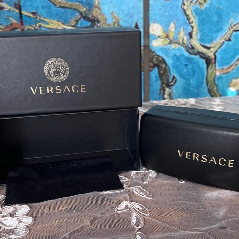 Brand New Black and Gold Eyewear Versace Box